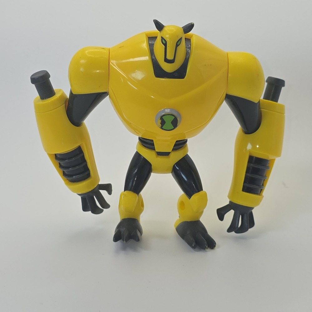 Ben 10 Ultimate Alien Armodrillo Action Figure Bandai 41600 Yellow Black 4 inch